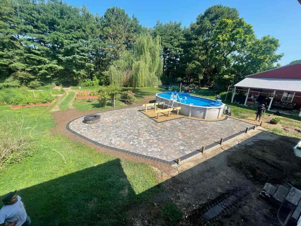 Concrete Pool Walkway